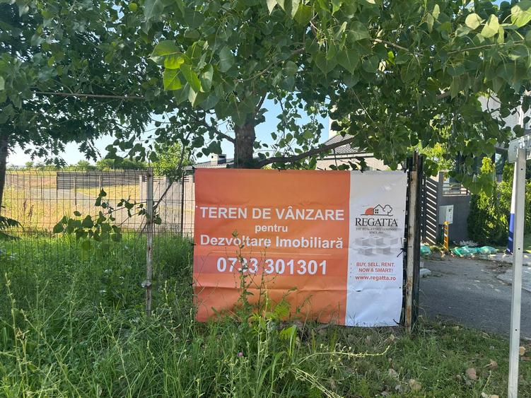 Teren  550 mp in Paradisul Verde cu Autorizatie de Construire vis a vis de SPA
