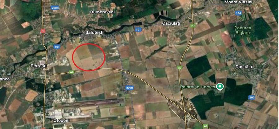 Oportunitate achizitie teren 55000 mp in Balotesti- Therme Bucuresti