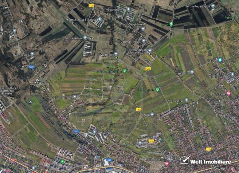 Teren Cordos, zona hale Avicola, 775 mp, extravilan Cluj, Utr - TDA