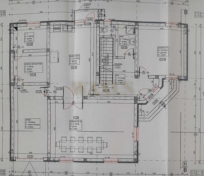 Casă individuală 215 mp utili, grădină 700 mp, Zona Gilau