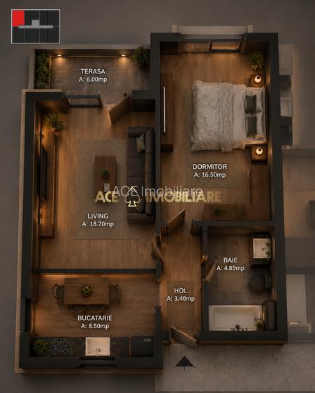 2 Camere de vanzare | IF Dobroesti | TVA Inclus | 0% Comision | - 3