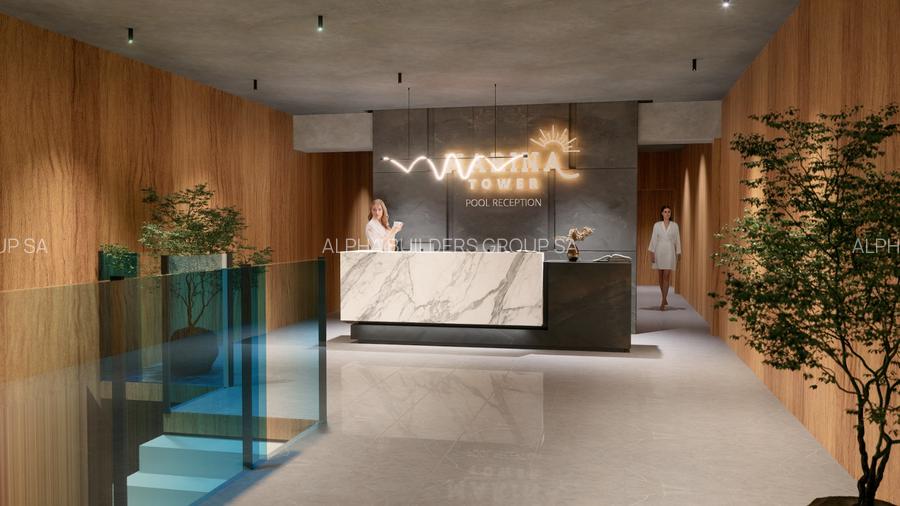 Marina Tower Penthouse | Etaj 15 | Loft Vitrat 6m | Frontal - 5