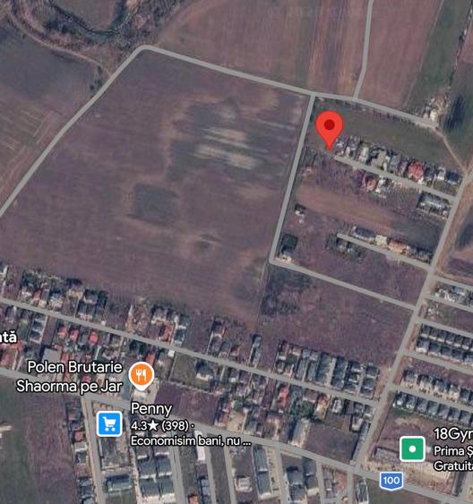 Teren intravilan 2.140 mp Otopeni – dezmembrat cadastral pentru 4 case