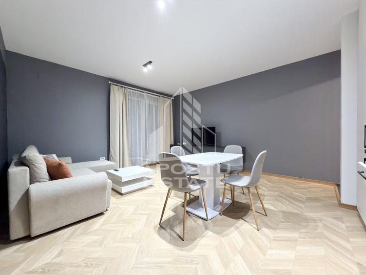 Apartament cu 2 camere mobilat si gradina de 30 mp in Giroc la asfalt.