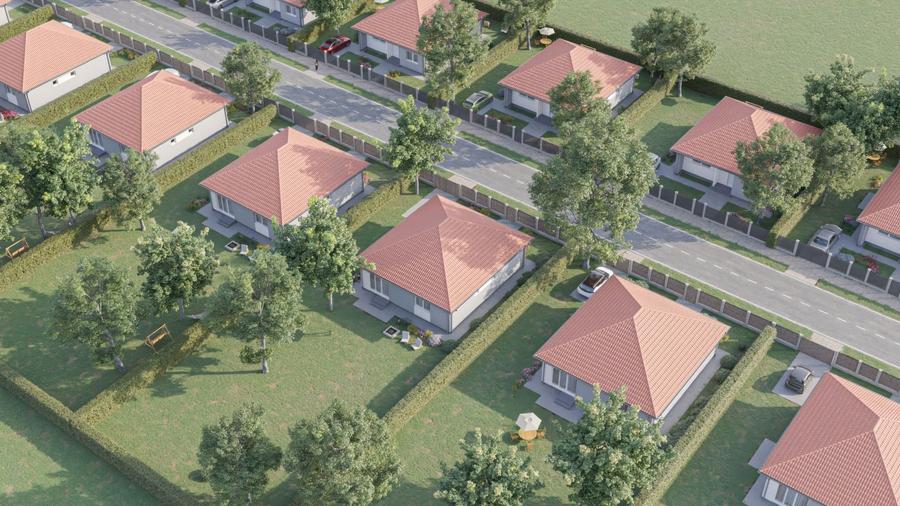 Casă 3 Camere Prejmer | 80 mp | Teren 506 mp | Încălzire Pardoseală