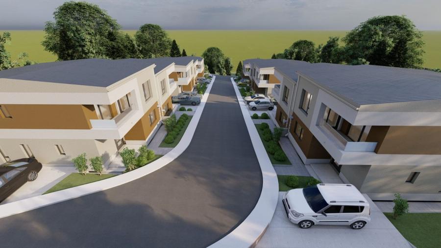 Ansamblu rezidential privat cu 16 Case tip Duplex zona Vivo