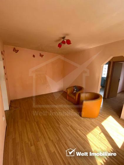 Apartament cu 3 camere, geam la baie, 44 mp, Manastur