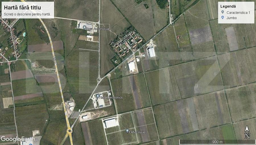 Teren cu suprafață de 2,6 ha, zona Aeroport