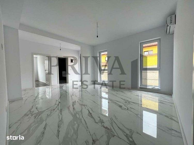 1/2 Duplex 124 mp utili + 330 curte. Dormitor parter,Bucatarie închisă