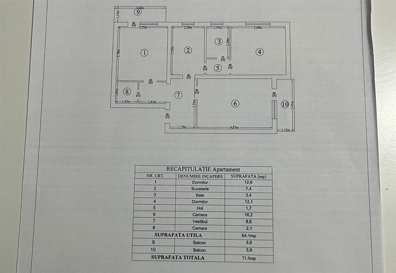 Apartament 3 Camere Tatarasi Fara Risc