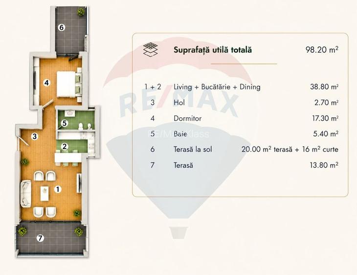 Apartament parter cu 2 camere, curte proprie in inima padurii - Sinaia - 4