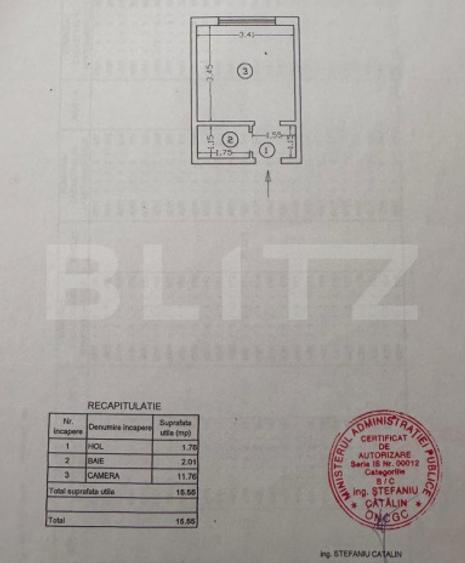 Cameră de cămin de vânzare, 16 mp – zona Păcurari