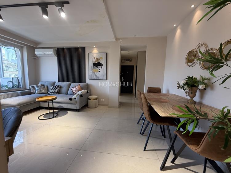 Unicat în Piața Romană! 2 camere, 53 mp, renovat integral cu designer - 3