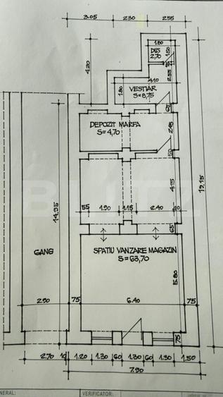Spațiu comercial de închiriat, 80 mp – Ultracentral, zonă pietonală