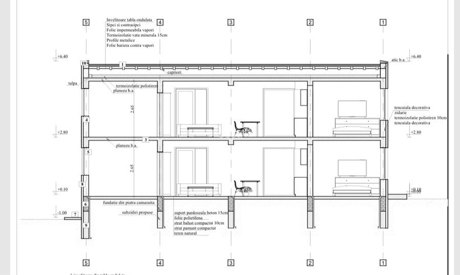 Vand proiect cu autorizație de construcție și casa bătrâneasca in zona Copou, - 8