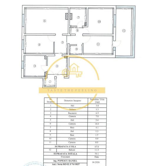 Apartament 3 Camere 90mp!-Mobilat &Utilat/-Bloc din 1982-Nicolina 1 - 7