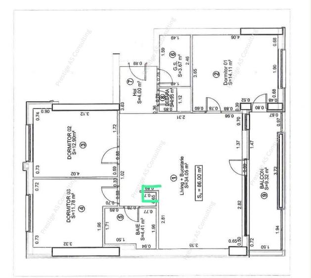 Apartament 4 camere | City of Mara | Panoramic | 2 parcari incluse - 1
