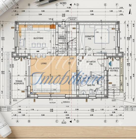Casa individuala 5 camere 120 mp si 500 mp teren in Chinteni