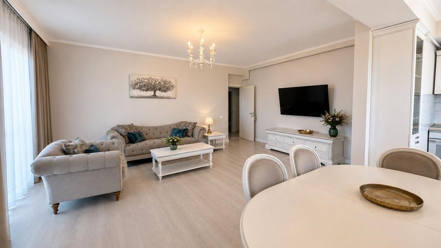 Apartament 3 Camere Premium  Faleza Nord  Vedere Frontală la Mare|Loc de parcare