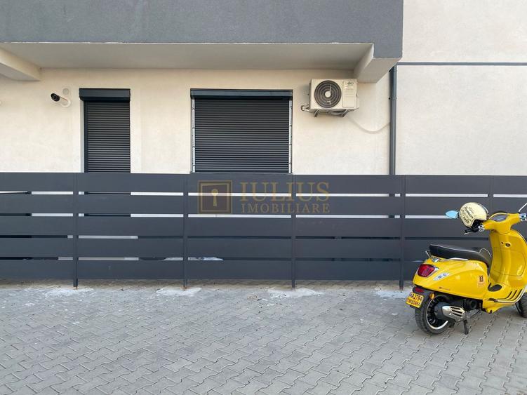 Exterior sud-Braytim. Parter cu terasa proprie; loc parcare inclus.
