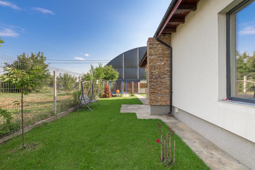 Casa Individuala P+M - Tunari - Mobilata & Utilata - Teren 425 MP - NOU