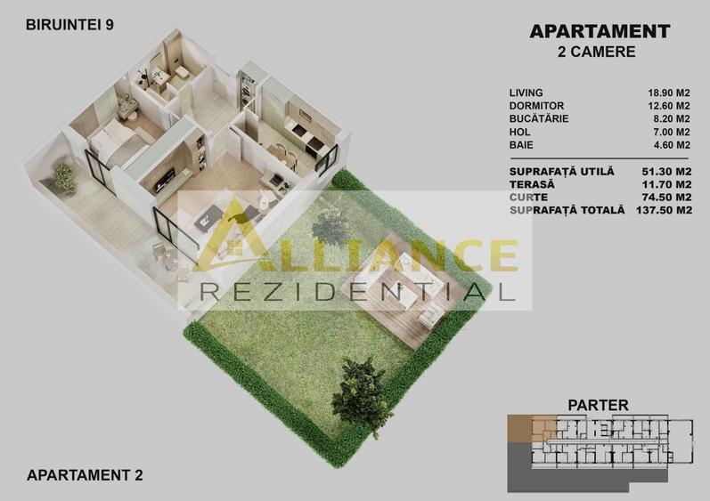 🏡 APARTAMENTE NOI LA PARTER - CURTE PROPRIE