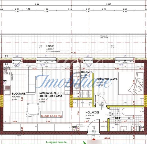 Apartament 2 camere  | 57 mp | zona Eroilor - 12