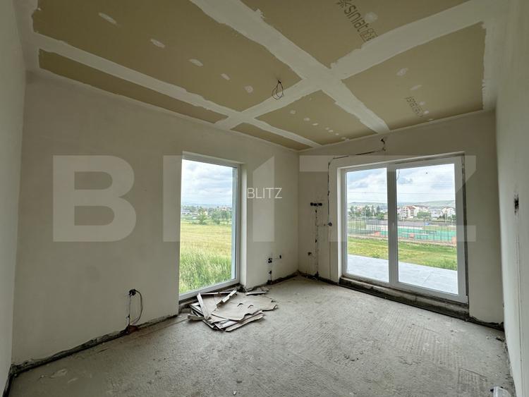 EXCLUSIV: Casă modernă, terasă panoramică, teren 500 mp, Apahida - 5