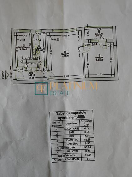 P4480 Apartament 2 camere, zona Spitalul Județean/Girocului
