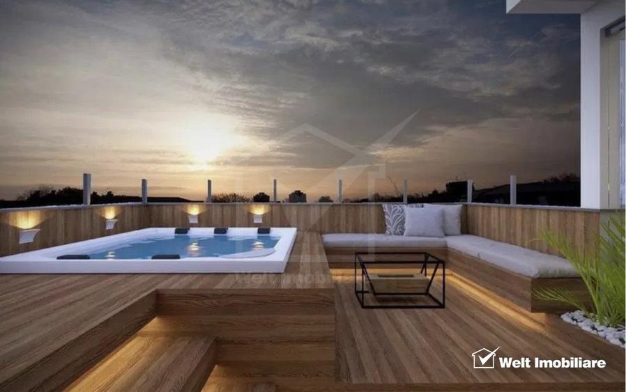 Apartament de lux 3 camere, cu piscina privata, sauna, jacuzzi, cartier Europa