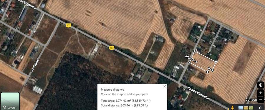 Vand teren cu suprafata de 26.000mp intravilan in Cornetu - Magurele