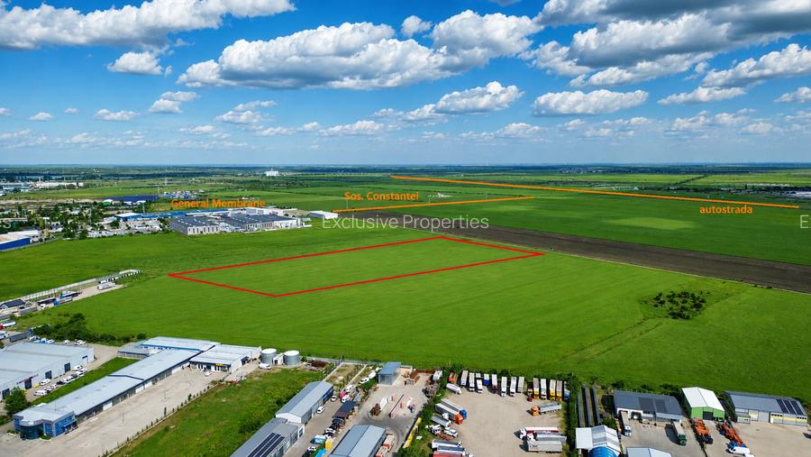 Teren intravilan 5,5 ha industrial deschidere 150 ml soseaua Constantei - 2
