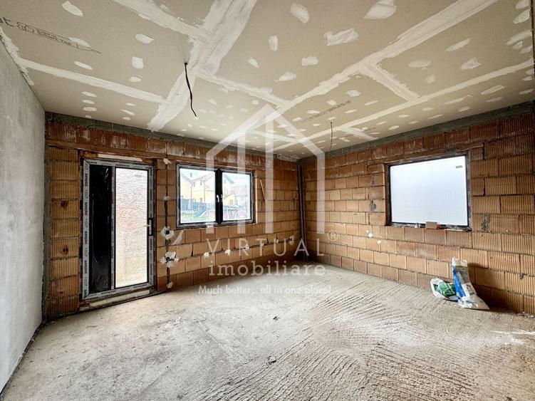 Duplex cu 3 camere, 103mp utili+2 balcoane, 267mp teren, Cristian