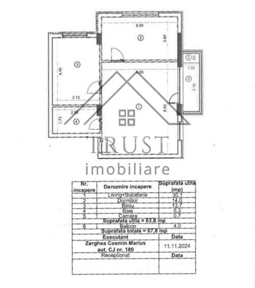 Apartament 2 camere + birou, aproape de VIVO Mall | Bloc nou - 4