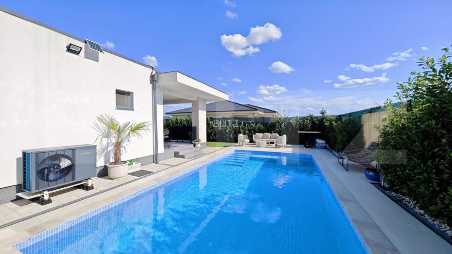 Casă mediteraneană cu piscină încălzită | Podgoria | 120 mp utili | Teren 550 mp - 12