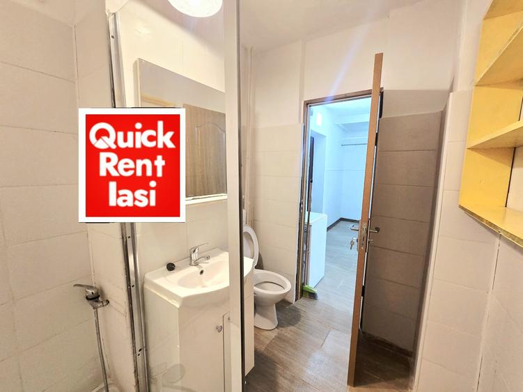Pacurari Petrom Apartament 1Camera De Inchiriat Renovat Cu Centrala