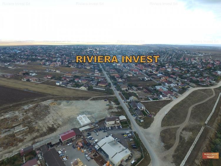Cumpana teren de inchiriat cu platforma betonata