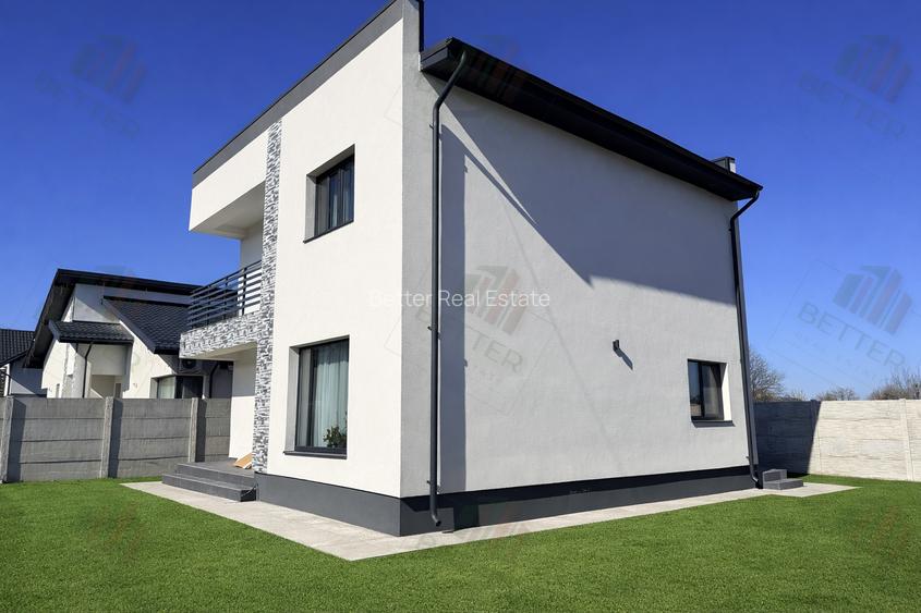 Casă individuală P+1E, 4 camere – teren 367 mp – Comuna Berceni - 4