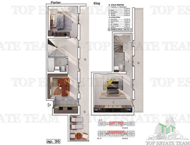PentHouse modern 3 camere, incalzire in pardoseala, posibilitate loc de parcare