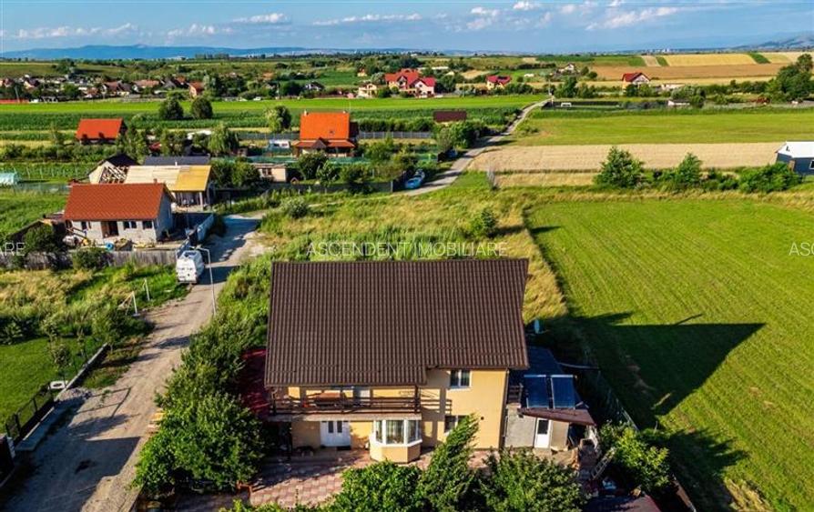 Vila luminoasa, curte individuala, priveliste panoramica spre munti, Harman, Bra - 16