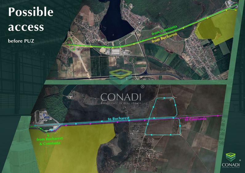 A2- Cernica Locatie strategica parc logistic cu accese direct din A2