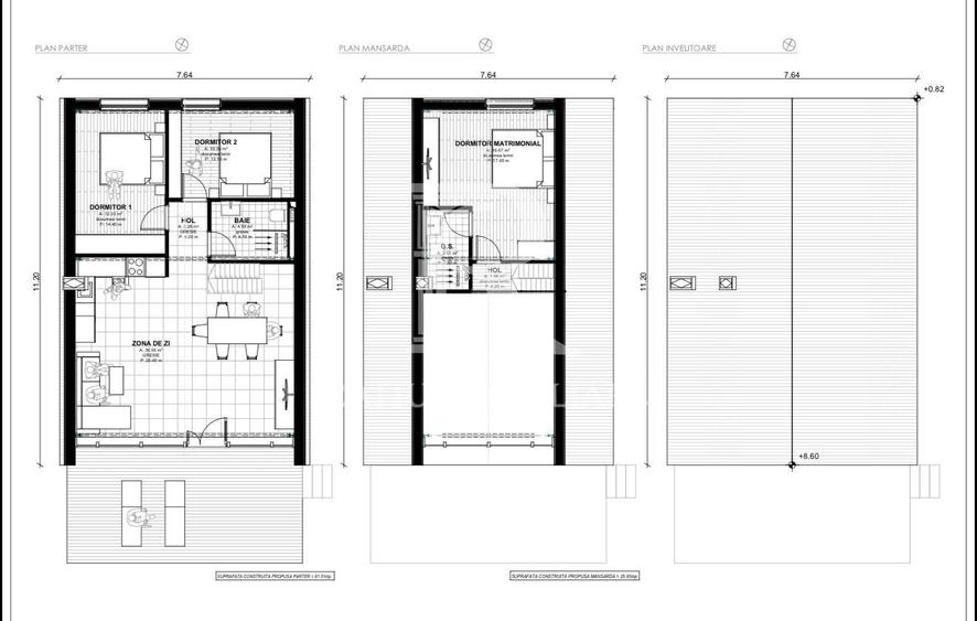 Structură A Frame modernă pentru case premium și Airbnb - 3 cam