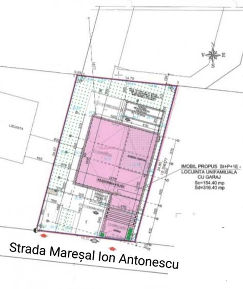 Vânzare Teren perfect 377 mp. cu Autorizație Construcție