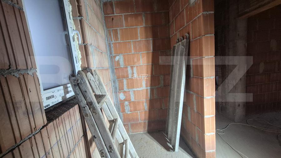 Casa cu 4 camere  semifinisata, 92 mp, teren 400 mp, in Vetis - 20
