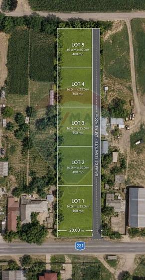 Teren intravilan 1.300 mp | Cazasu | Ideal investiție