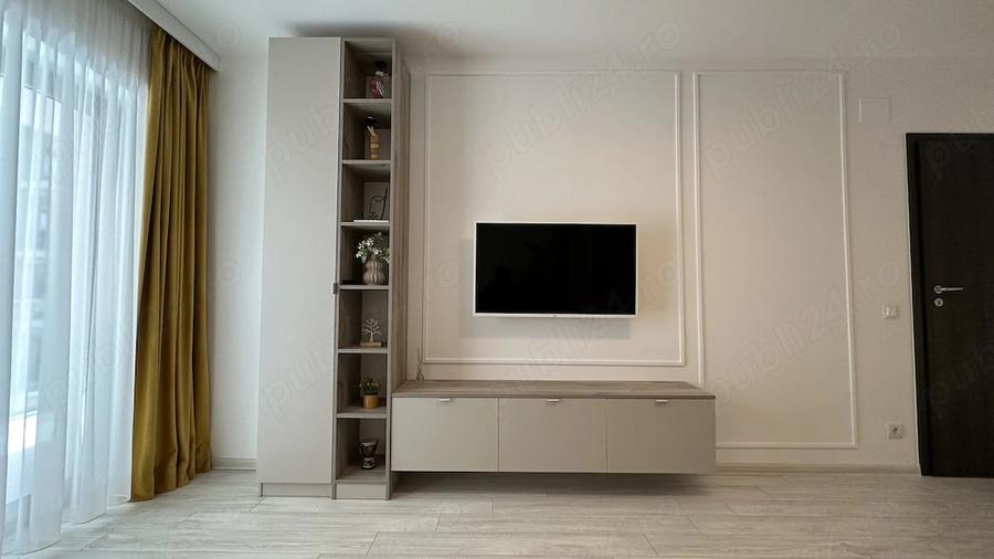 Garsoniera moderna Moghioros Park Residence Auchan Drumul Taberelor bloc nou