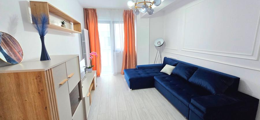 PRIMA INCHIRIERE! Apartament 2 camere NOU, mobilat, utilat, et. 1 PANORAMIC Cug