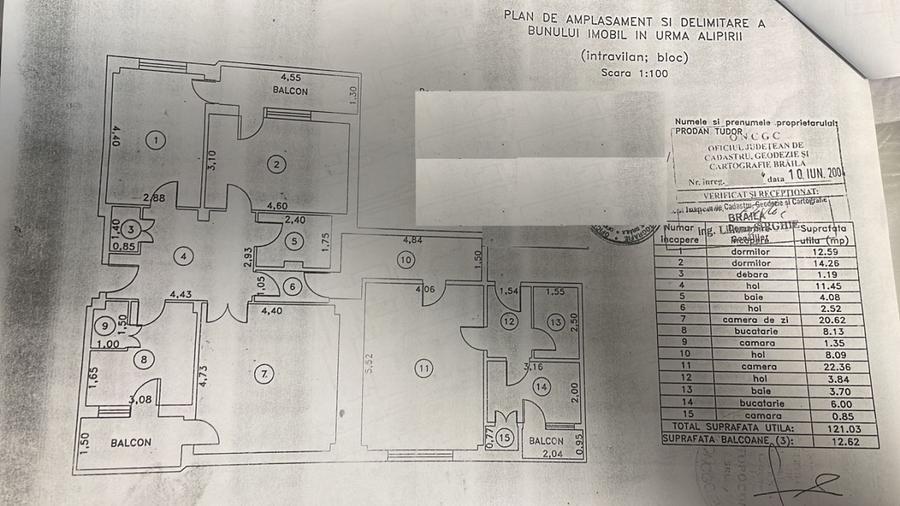 Apartament 4 camere decomandat, Dorobantilor. Suprafata totala 134 mp.