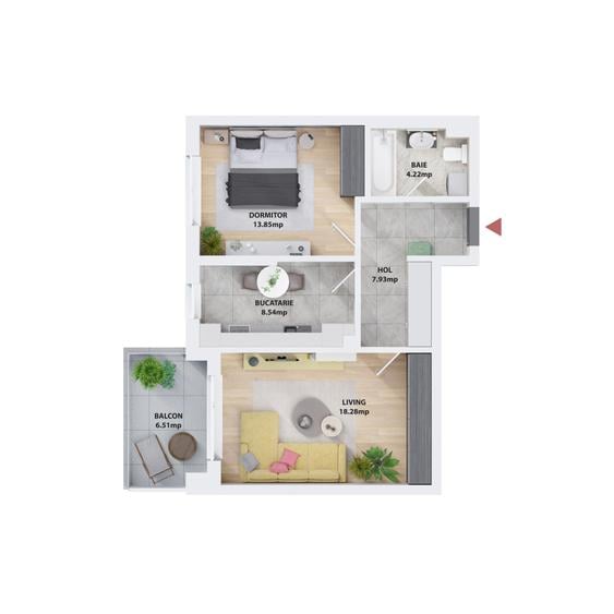 Apartament 2 camere ,bloc nou, Prel. Ghencea ,Sector 6