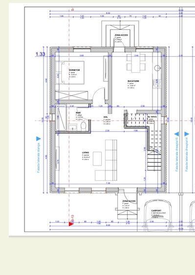 Casa individuala 4 camere | 100 mp | teren 380 mp | Sanandrei